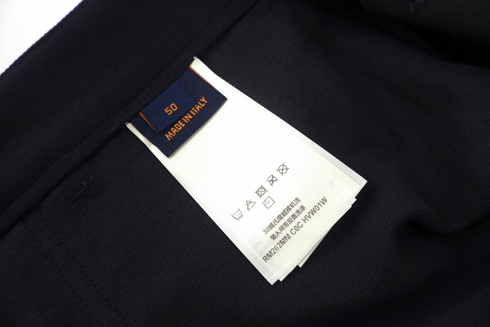 LOUIS VUITTON 路易威登 LV 小标工装裤 短裤 休闲裤 裤子 藏蓝色 B0
