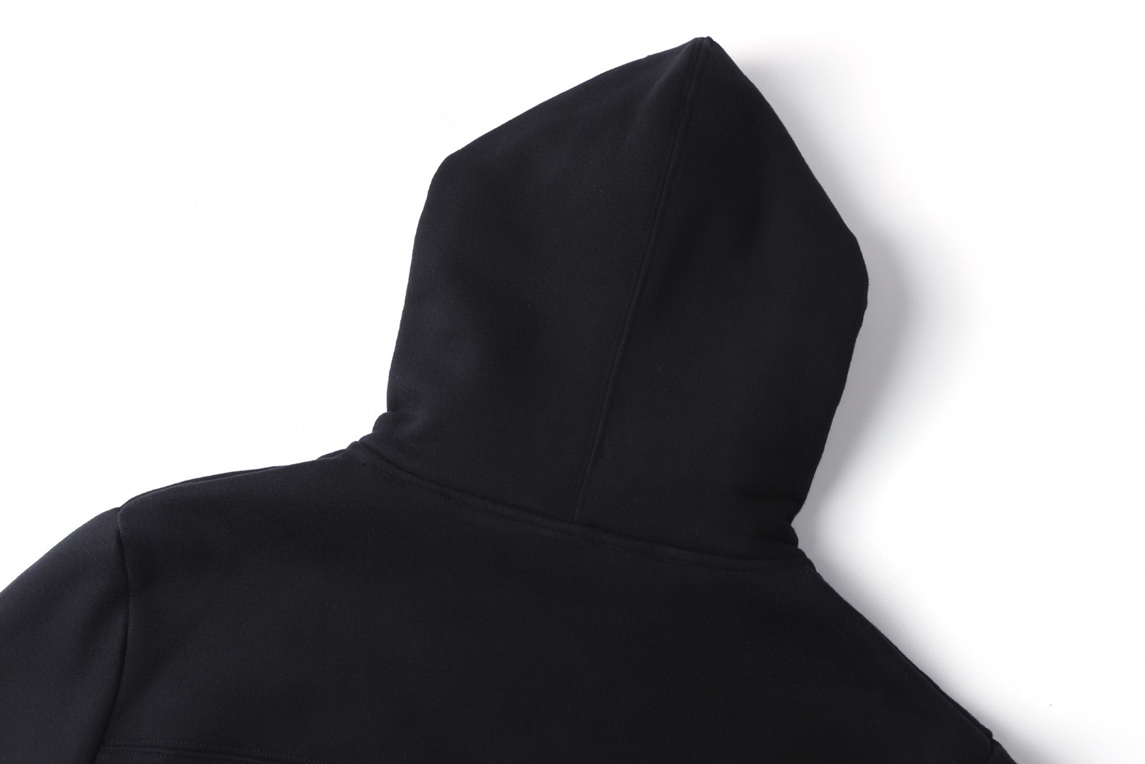 SAINT LAURENT 圣罗兰 logo印花连帽卫衣 外套 长袖 黑色 B0 677263YBVB21095