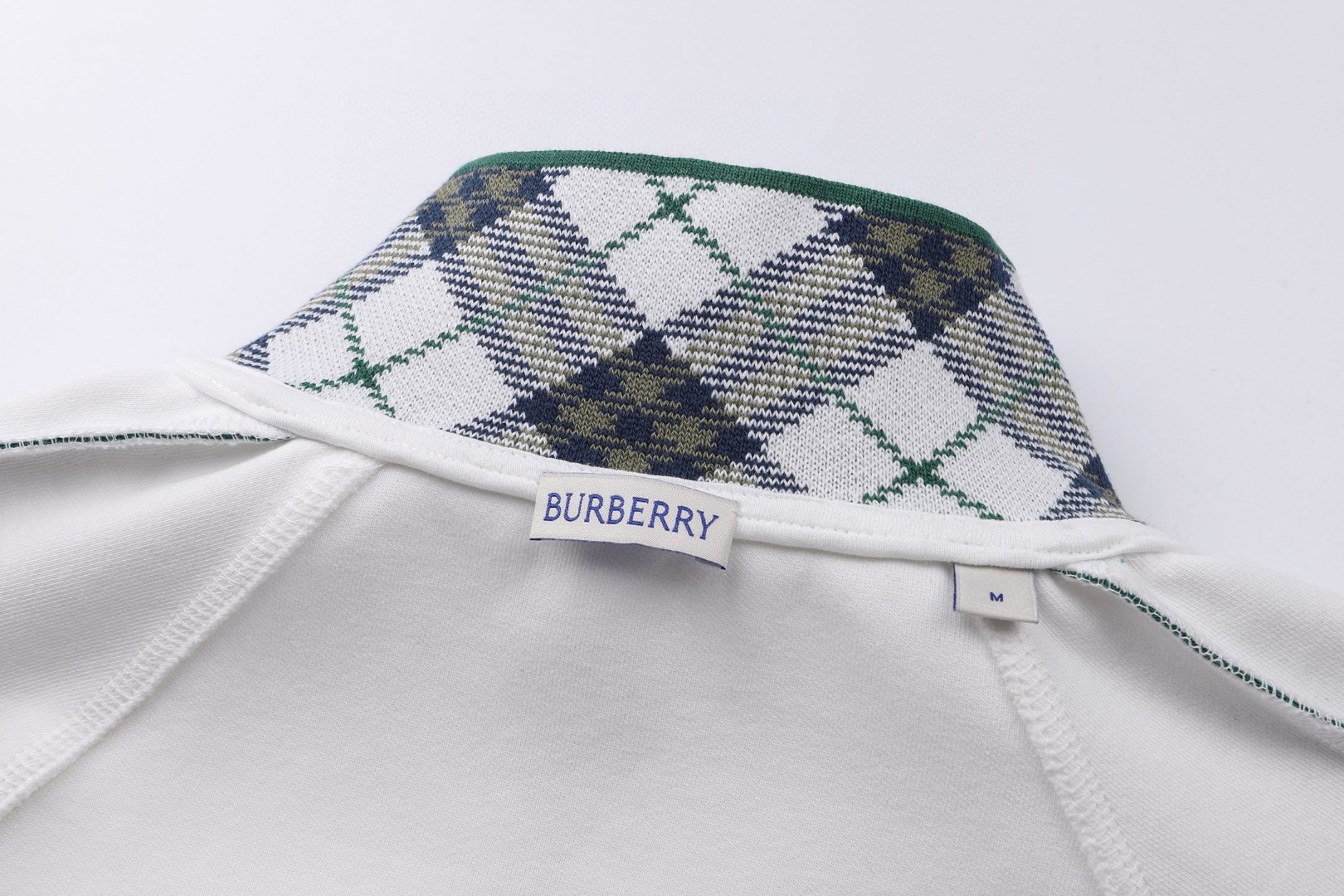 Burberry 巴宝莉 刺绣拉链立领网球外套 夹克 长袖 白色 B5 81274891