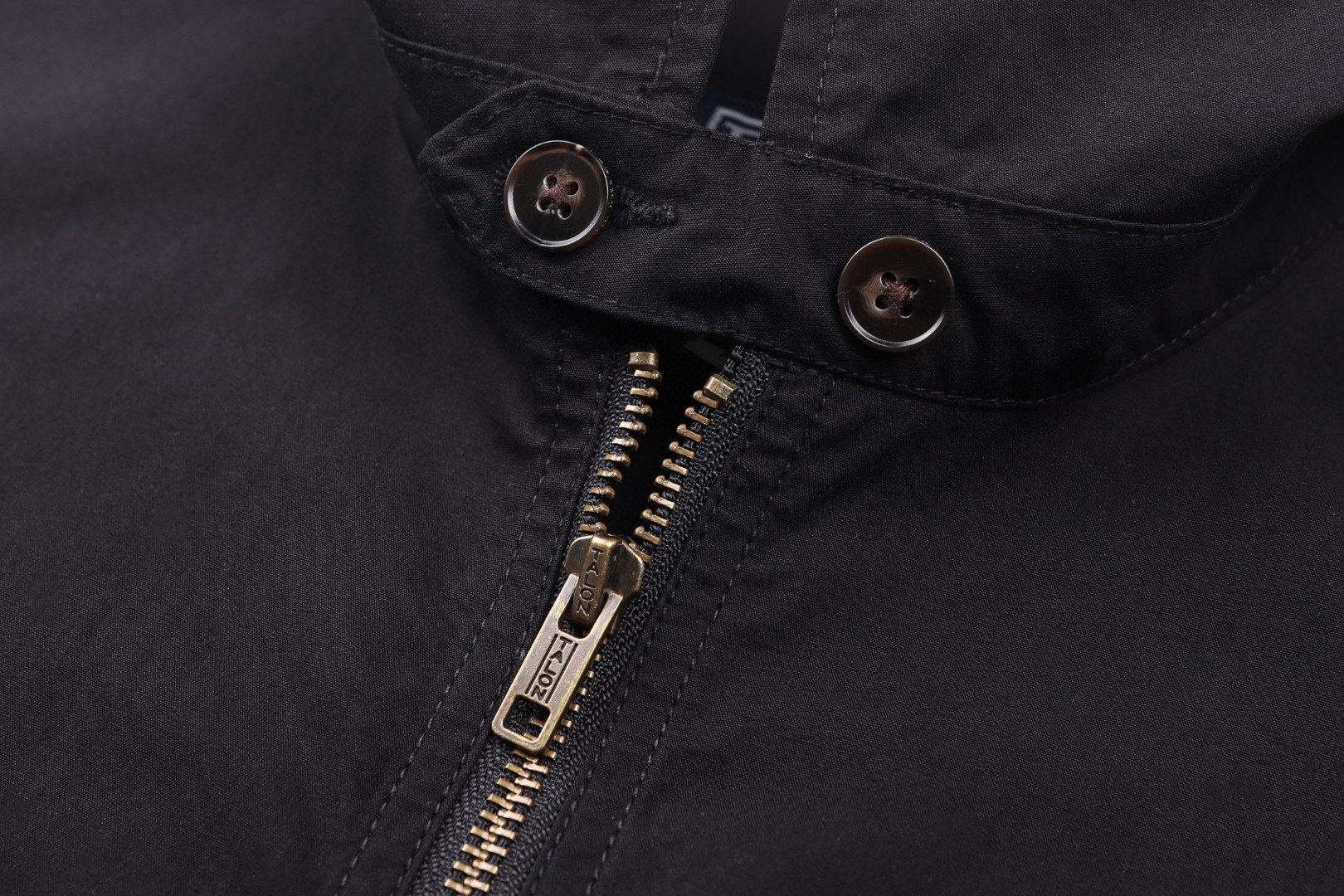 Ralph Lauren 拉夫劳伦 府绸马标拉链夹克 外套 长袖 黑色 B5 710P02691-001