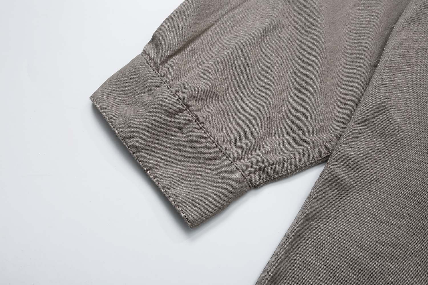 604#MADNESS 纯色单排扣衬衫 外套 长袖 秋冬季 休闲 卡其色