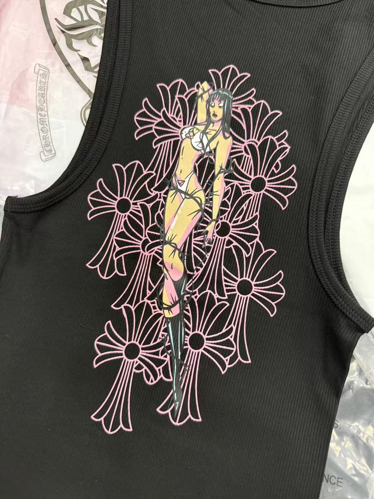 Chrome Hearts 克罗心 舞女  印花背心连衣裙 女款 黑色 A2