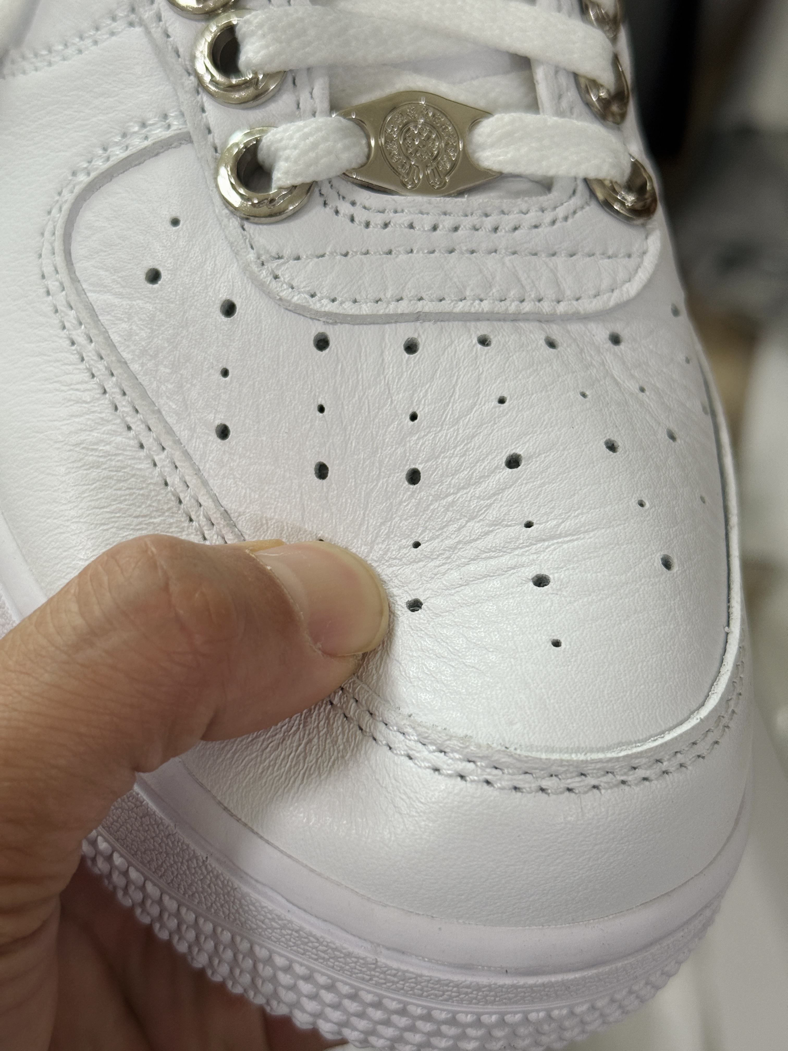 NOCTA Chrome Hearts Air Force 1 Low AF1 低筒 空军一号 休闲鞋 板鞋 男鞋 女鞋 白色 克罗心 