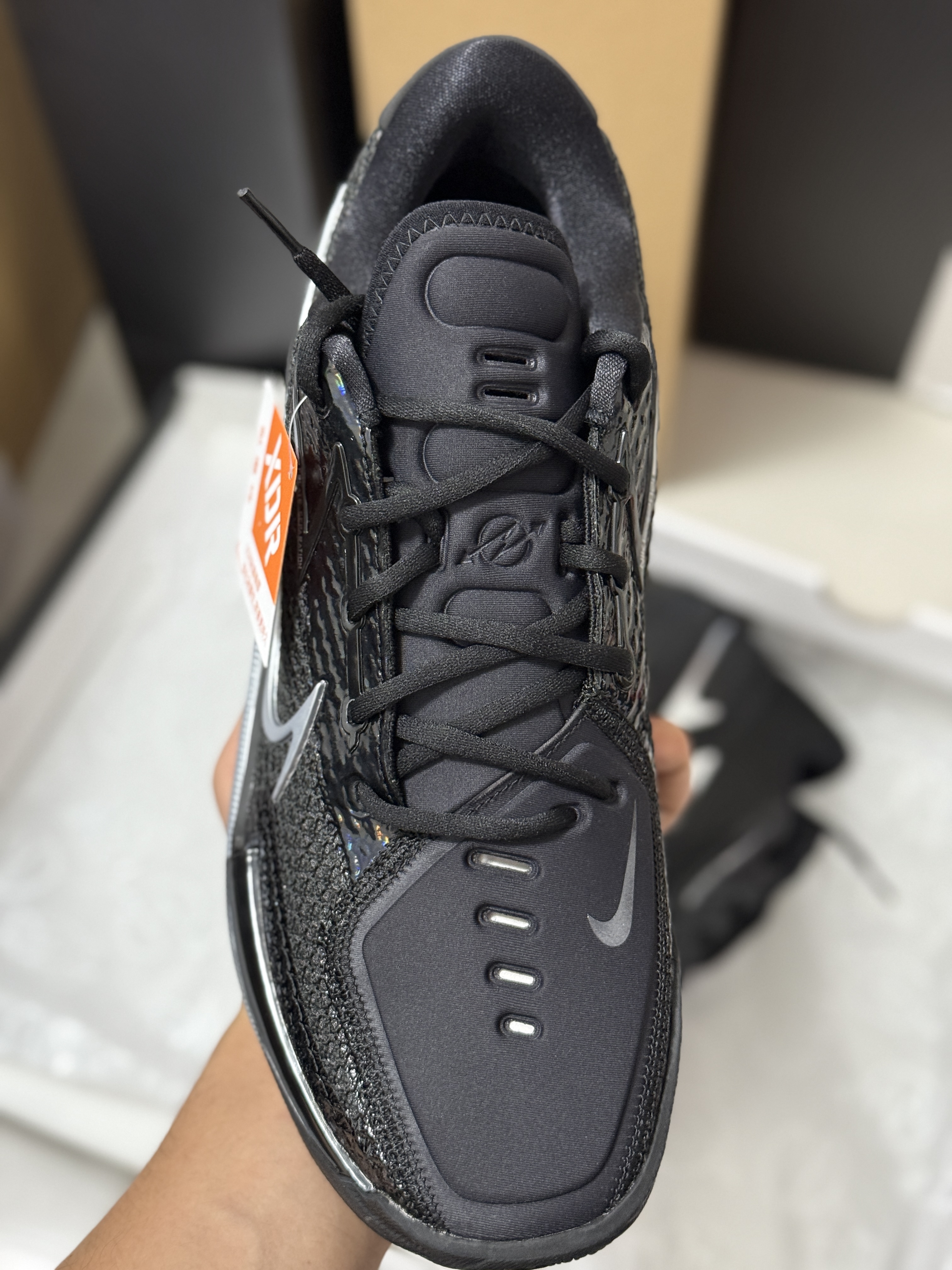 XO GT Cut 1 低筒  防滑耐磨 全掌氣墊 籃球鞋 實戰鞋 球鞋 波鞋 男鞋  黑银 CZ0176-006