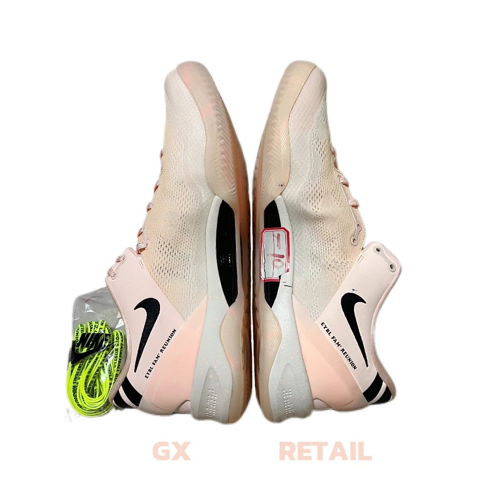 预订款 GX KOBE 8 Protro Academy P EYBL 科比8 低筒 全掌LUNARLON 鞋墊 籃球鞋 實戰鞋 球鞋 男鞋 波鞋 粉黑色 HQ3138-800