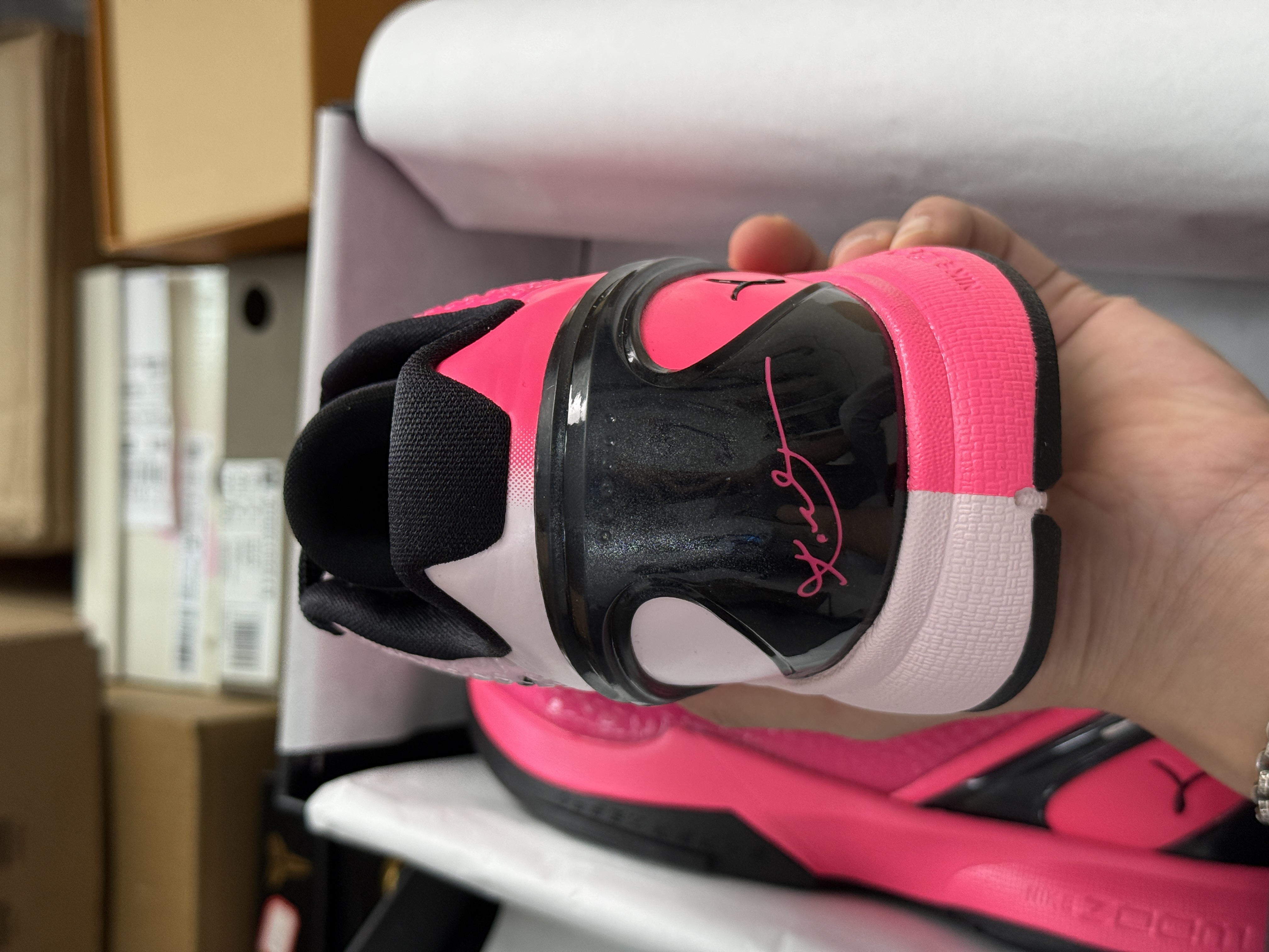 H12/Godkiller Kobe6 Kay Yow  前掌Zoom Turbo 气垫 后掌EVA缓震 低筒 球鞋 籃球鞋 實戰鞋  真碳板 男鞋  波鞋 乳腺癌2.0鸳鸯