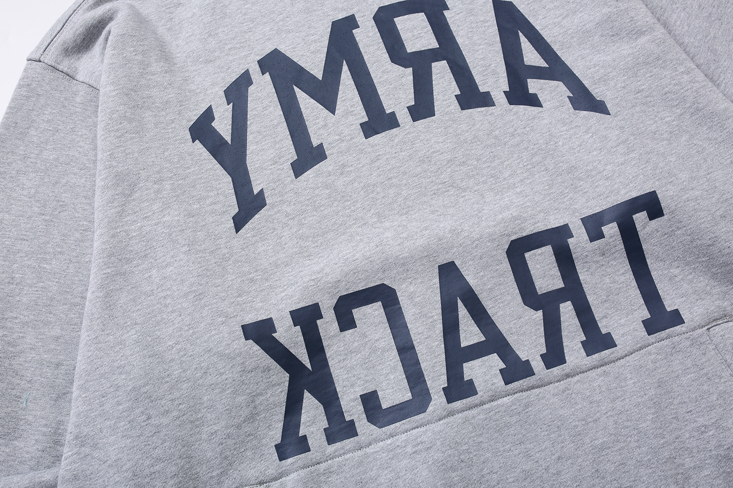 447#MADNESS 字母logo印花圆领卫衣 长袖 秋冬季 休闲 橙灰色 蓝灰色