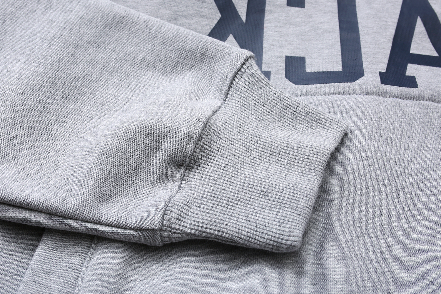 447#MADNESS 字母logo印花圆领卫衣 长袖 秋冬季 休闲 橙灰色 蓝灰色