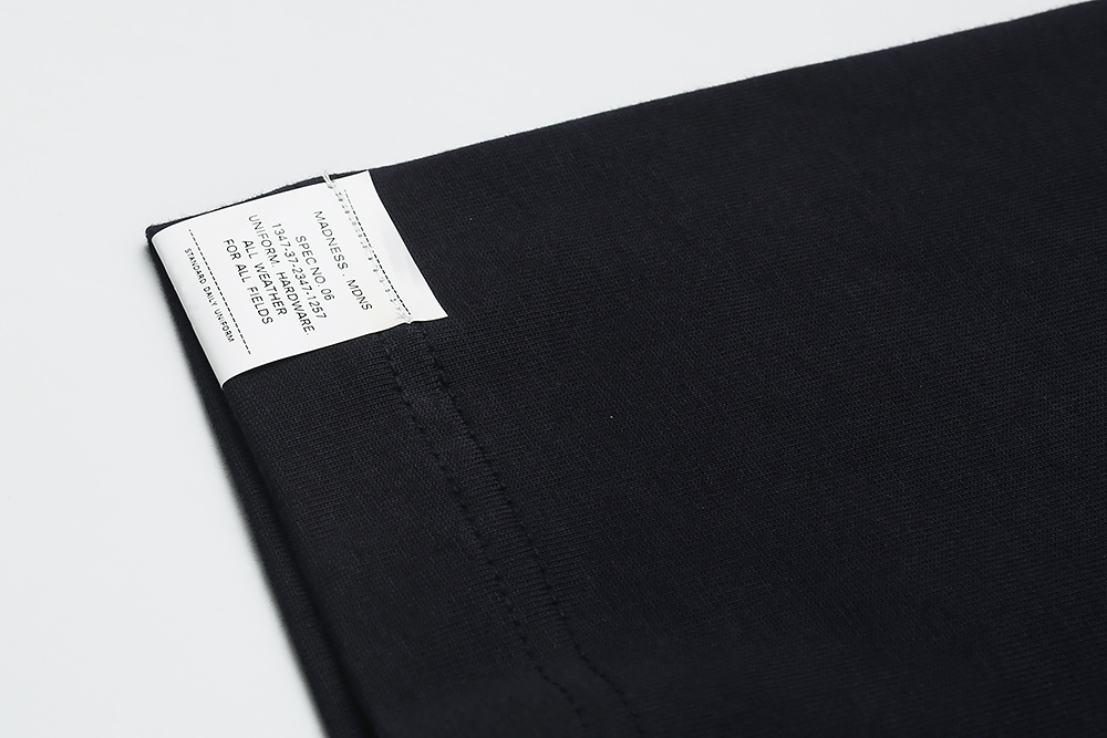 74#MADNESS 机车字母logo印花T恤 短袖 男女同款 蓝色 绿色