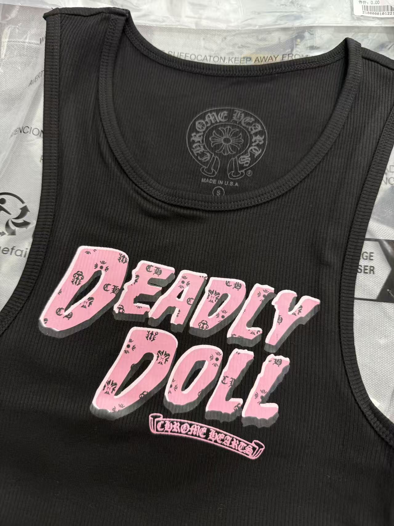 Chrome Hearts 克罗心 舞女  印花背心连衣裙 女款 黑色 A2