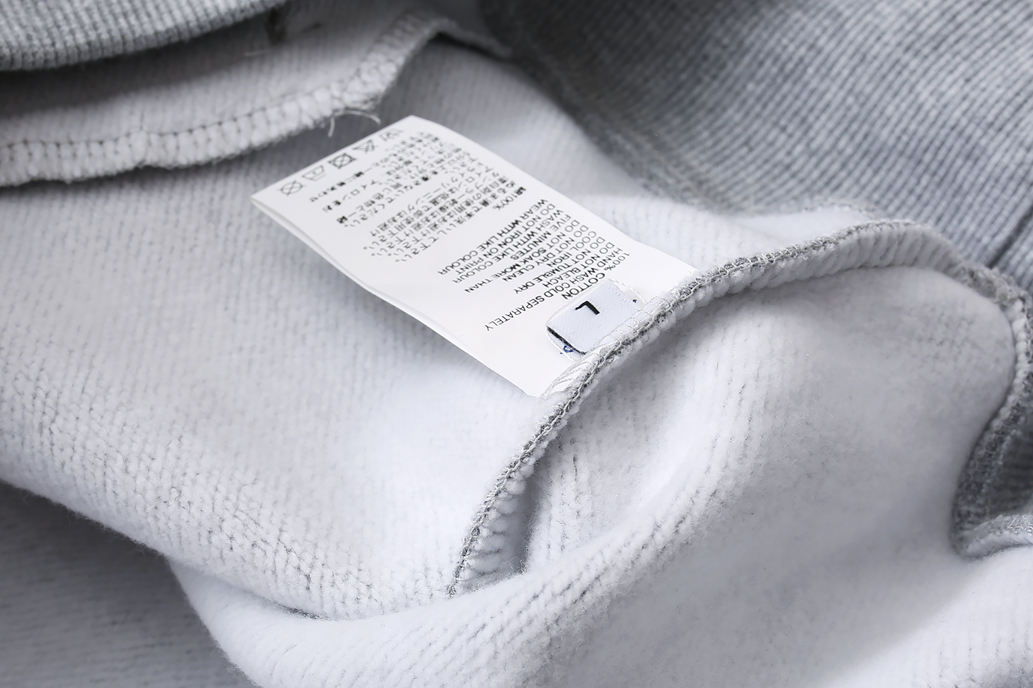 447#MADNESS 字母logo印花圆领卫衣 长袖 秋冬季 休闲 橙灰色 蓝灰色