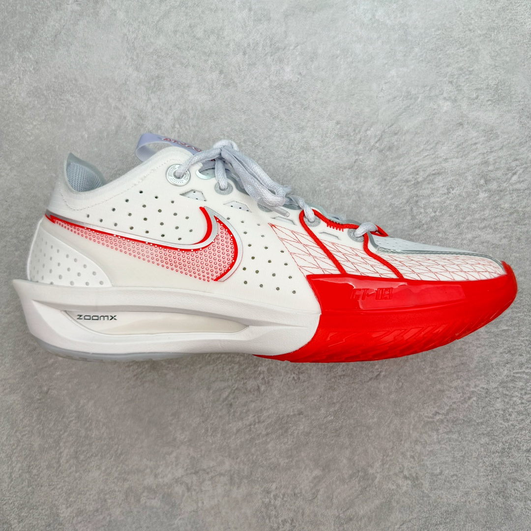 灭世纯原 ZOOM GT Cut 3 EP  中筒  篮球鞋 球鞋 实战鞋 全掌气垫 后卫精英 TPU抗扭 男鞋 波鞋 白红 DV2918-101