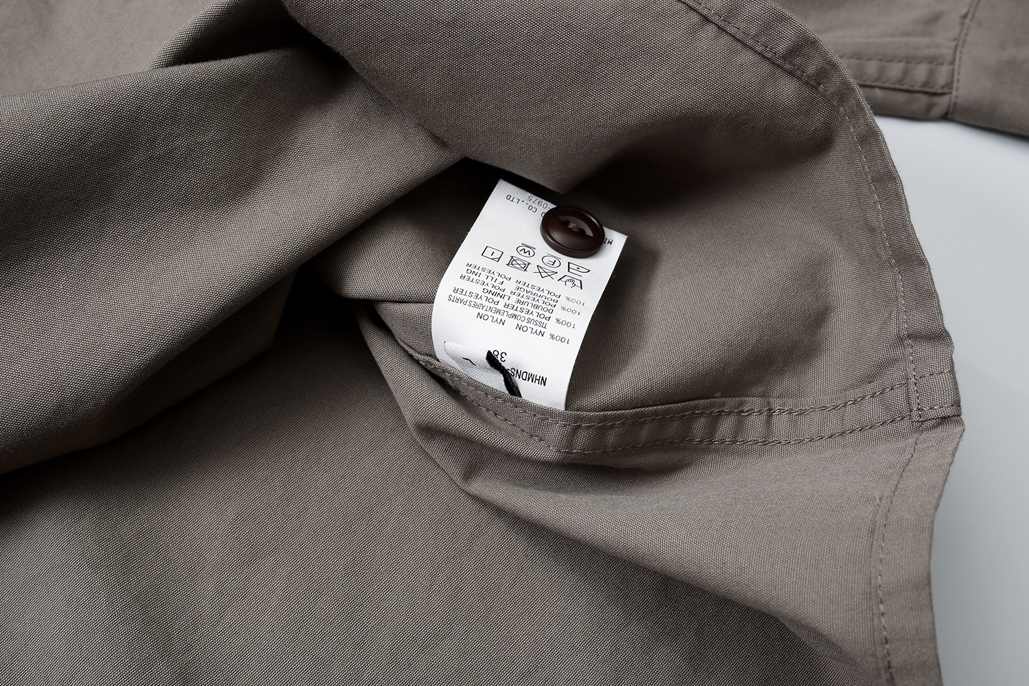 604#MADNESS 纯色单排扣衬衫 外套 长袖 秋冬季 休闲 卡其色