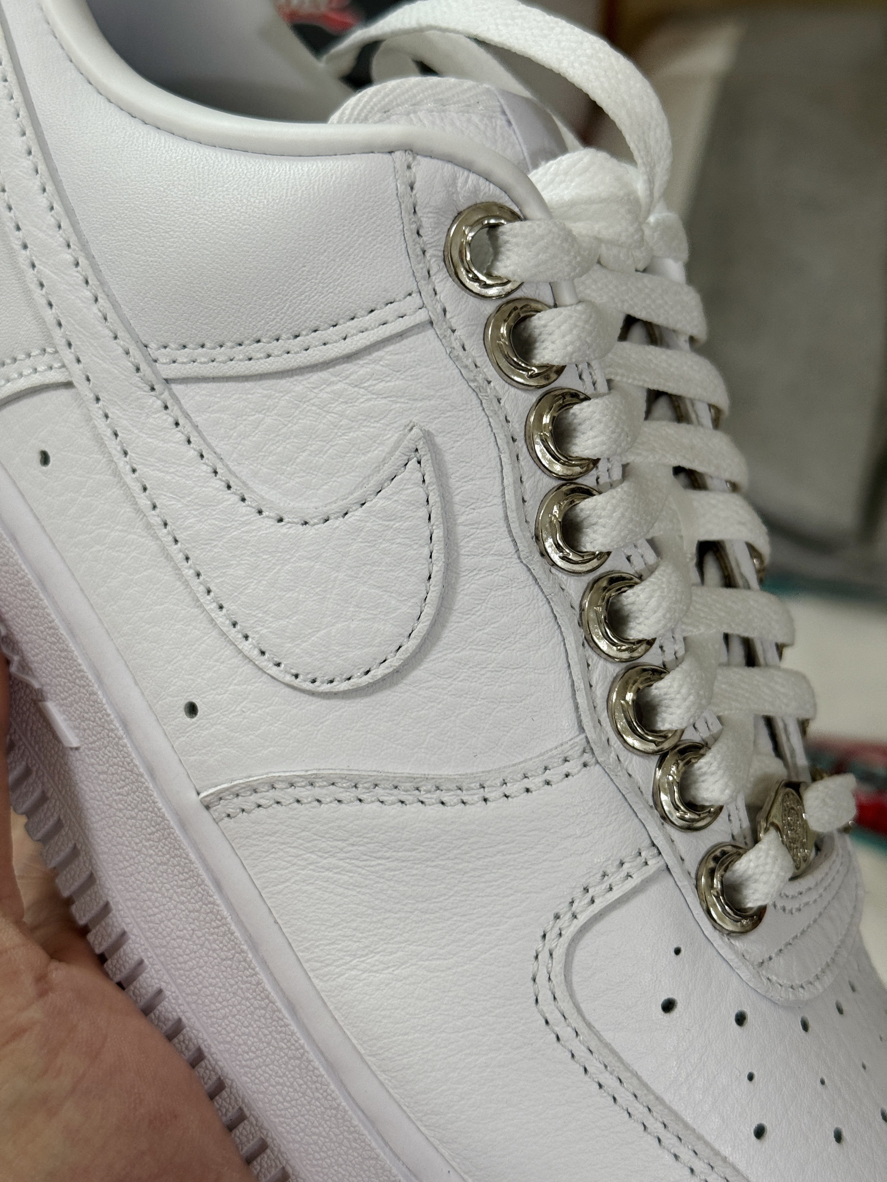 NOCTA Chrome Hearts Air Force 1 Low AF1 低筒 空军一号 休闲鞋 板鞋 男鞋 女鞋 白色 克罗心 