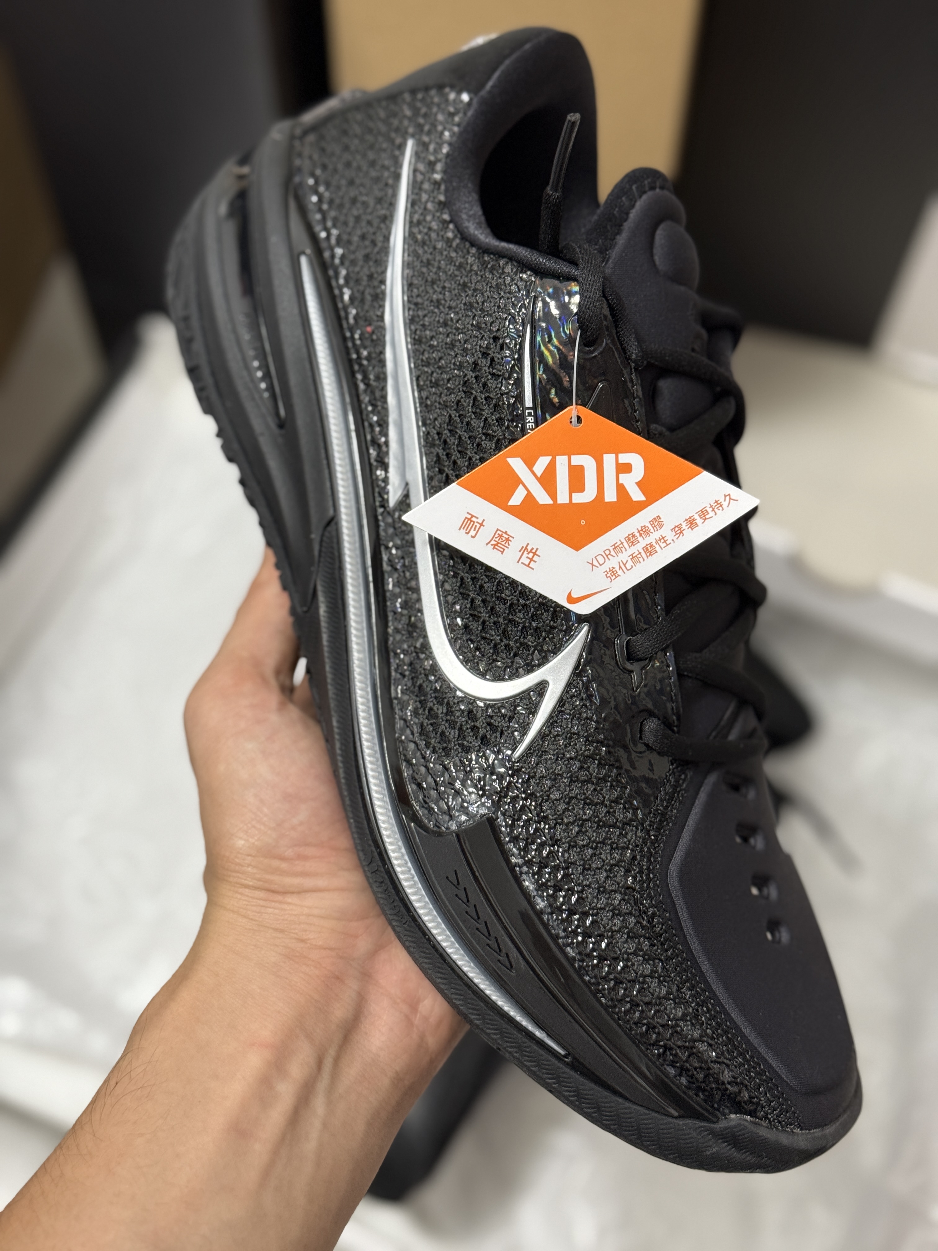 XO GT Cut 1 低筒  防滑耐磨 全掌氣墊 籃球鞋 實戰鞋 球鞋 波鞋 男鞋  黑银 CZ0176-006