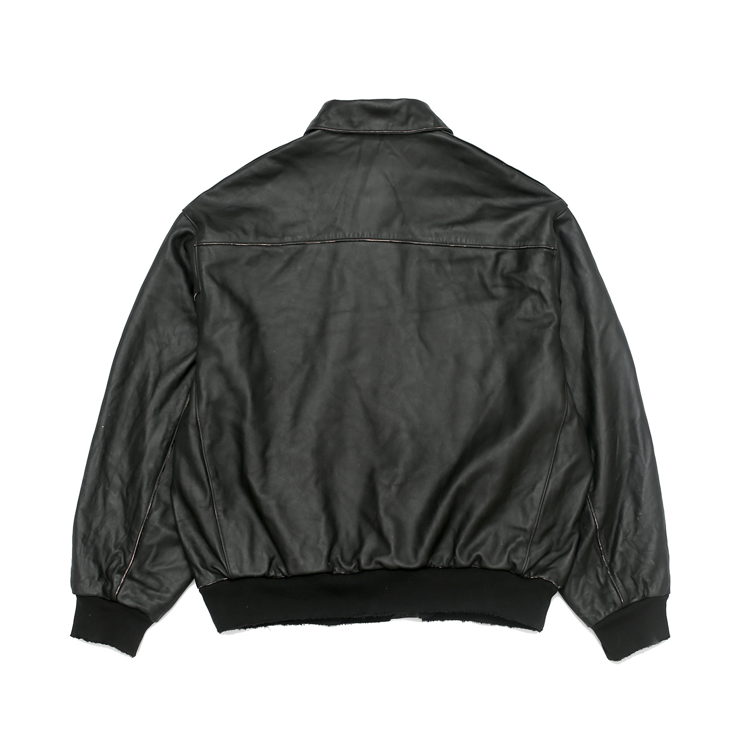 MADNESS LEATHER JACKET 十周年联名 皮衣 夹克 外套 长袖  黑色 （定制商品 下单不退不换）