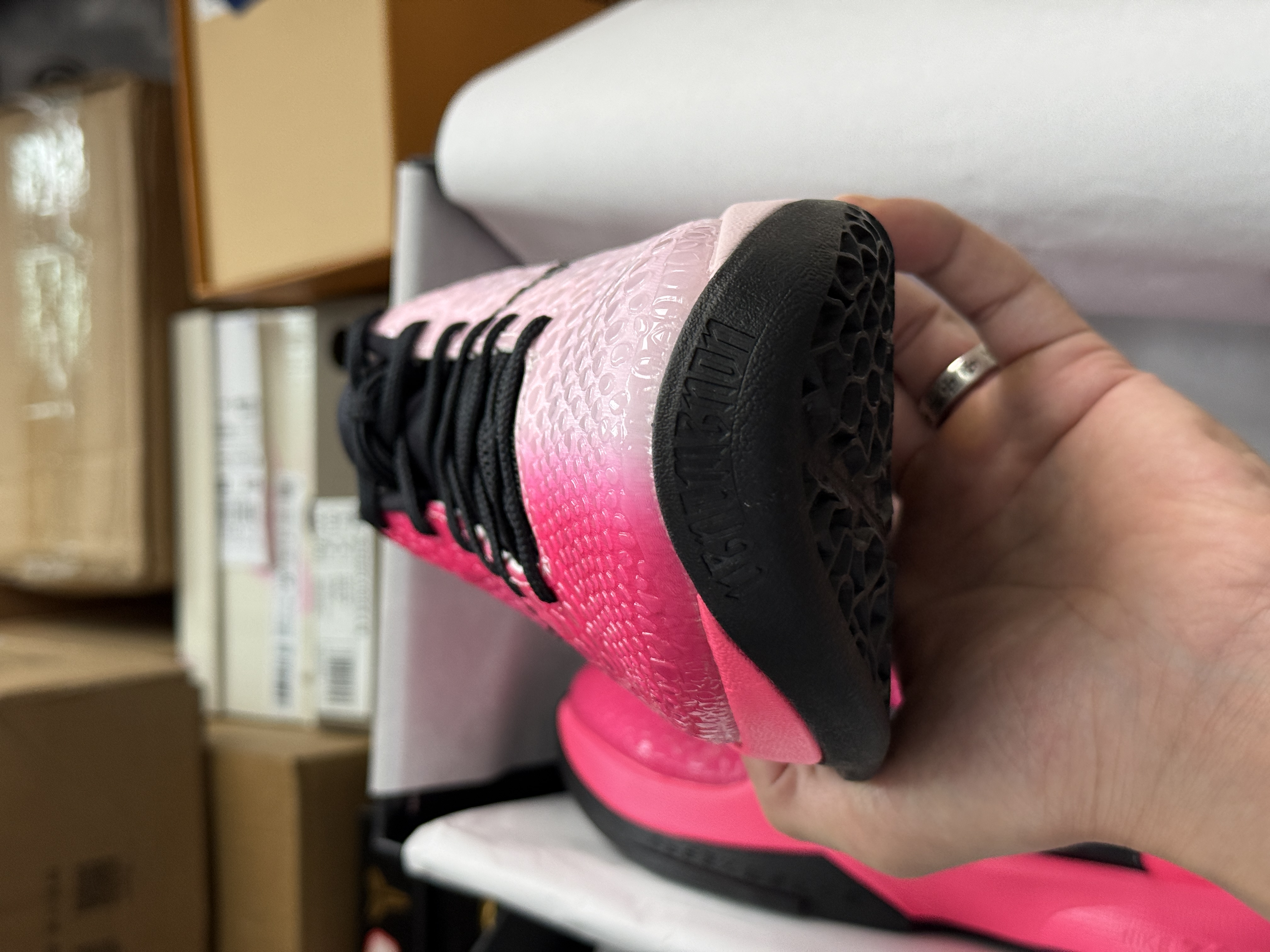 H12/Godkiller Kobe6 Kay Yow  前掌Zoom Turbo 气垫 后掌EVA缓震 低筒 球鞋 籃球鞋 實戰鞋  真碳板 男鞋  波鞋 乳腺癌2.0鸳鸯