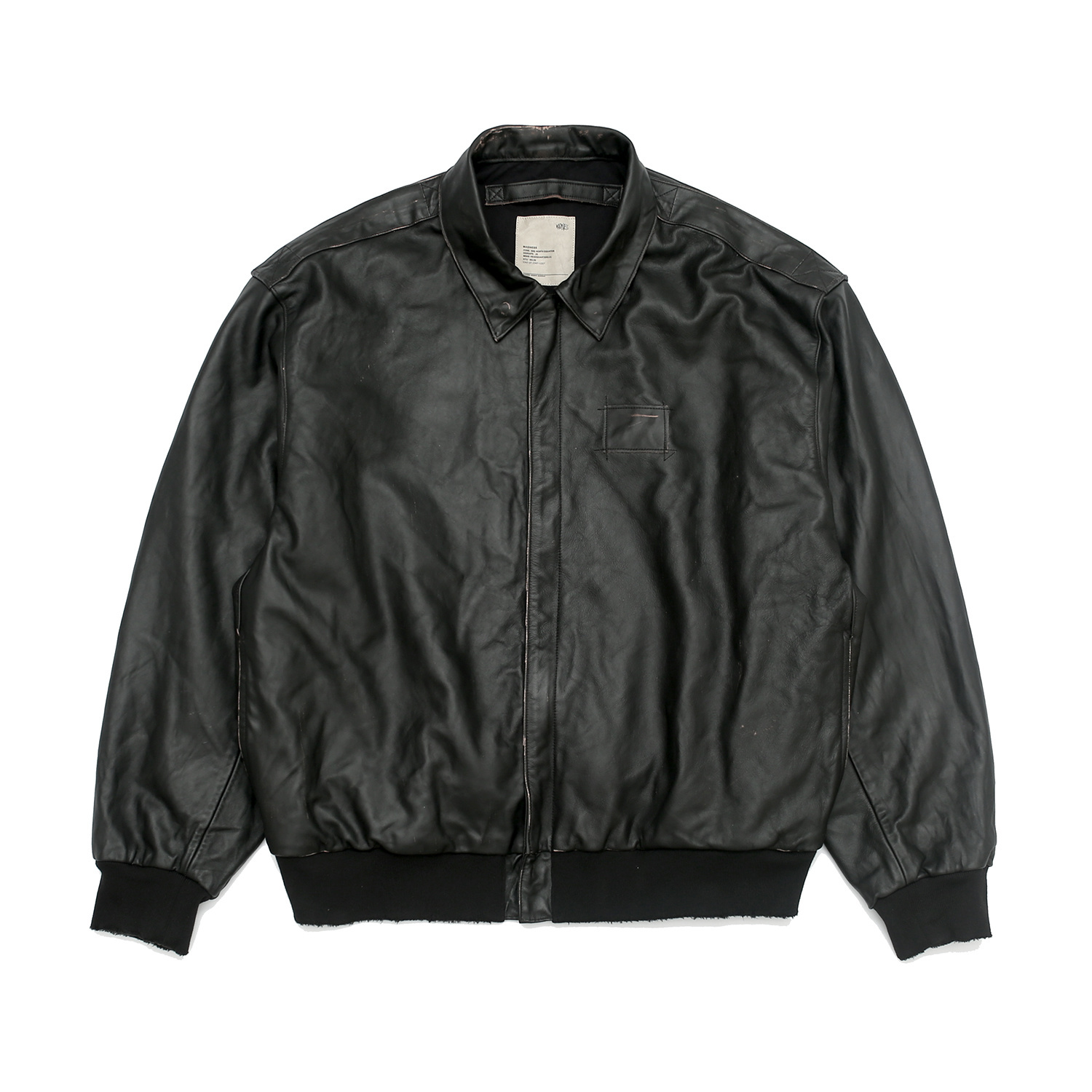 MADNESS LEATHER JACKET 十周年联名 皮衣 夹克 外套 长袖  黑色 （定制商品 下单不退不换）