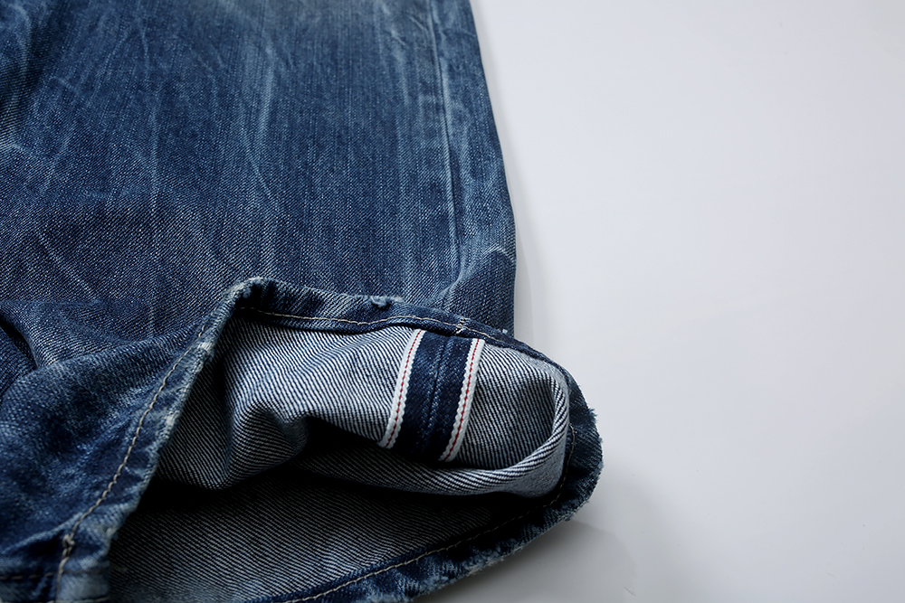 862#MADNESS 做旧宽松牛仔裤 长裤 裤子 蓝色