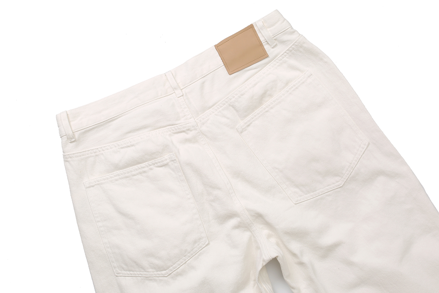 882#MADNESS 纯色宽松牛仔裤 长裤 裤子 白色