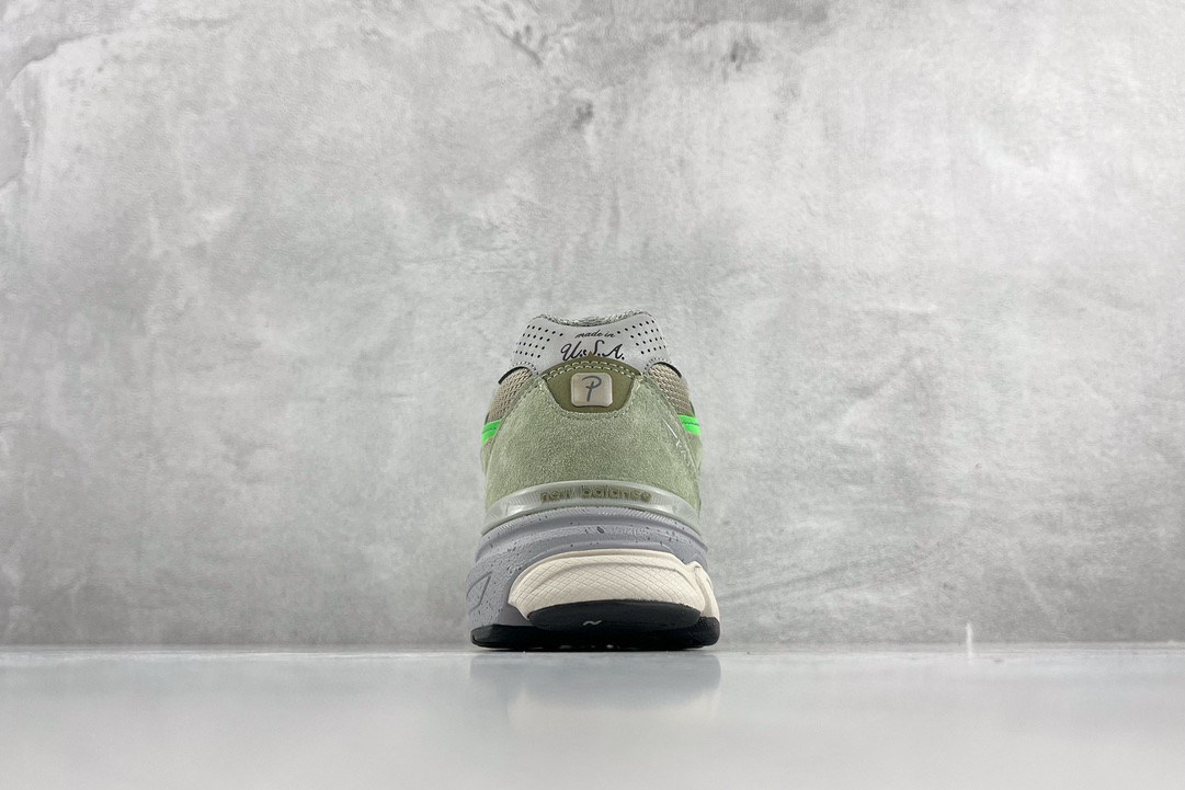  新版 Patta New Balance 990 V3 浅橄榄绿  低筒 复古跑鞋 休闲鞋 板鞋 运动鞋 男鞋 女鞋 M990PP3