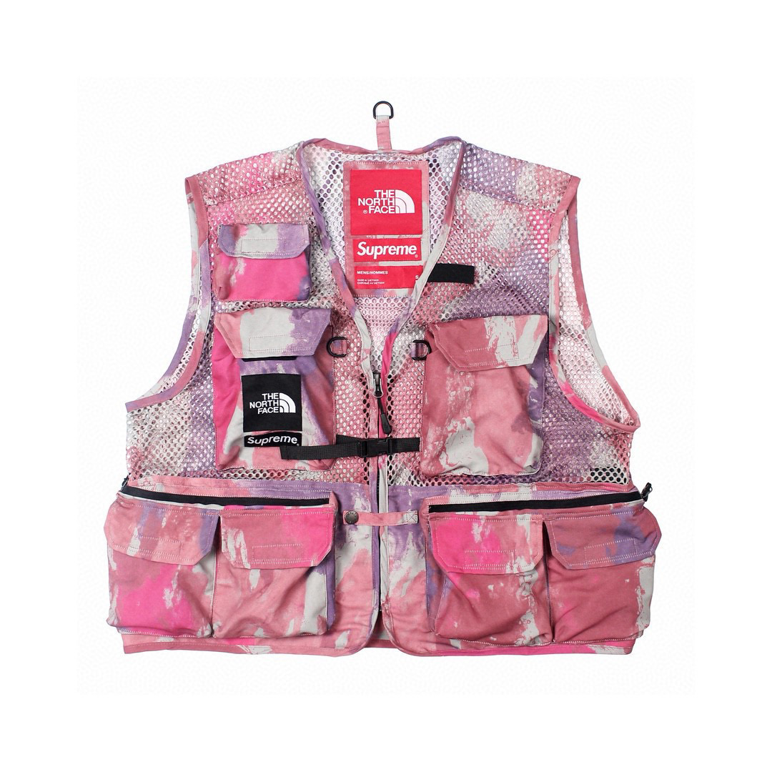 Supreme Week13 The north face 联名款 网眼 工装 马甲 背心  男女同款 SUP-SS20-650