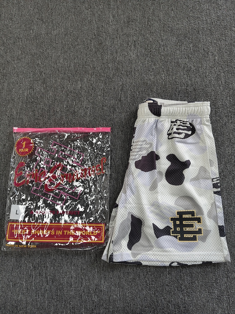 原标版 Eric Emanuel EE 美式復古重磅網眼 籃球 短褲