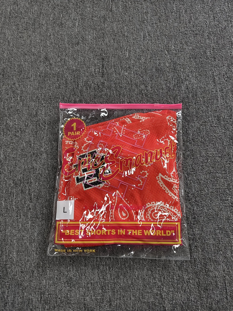 原标版 Eric Emanuel EE  美式復古重磅網眼 籃球 短褲