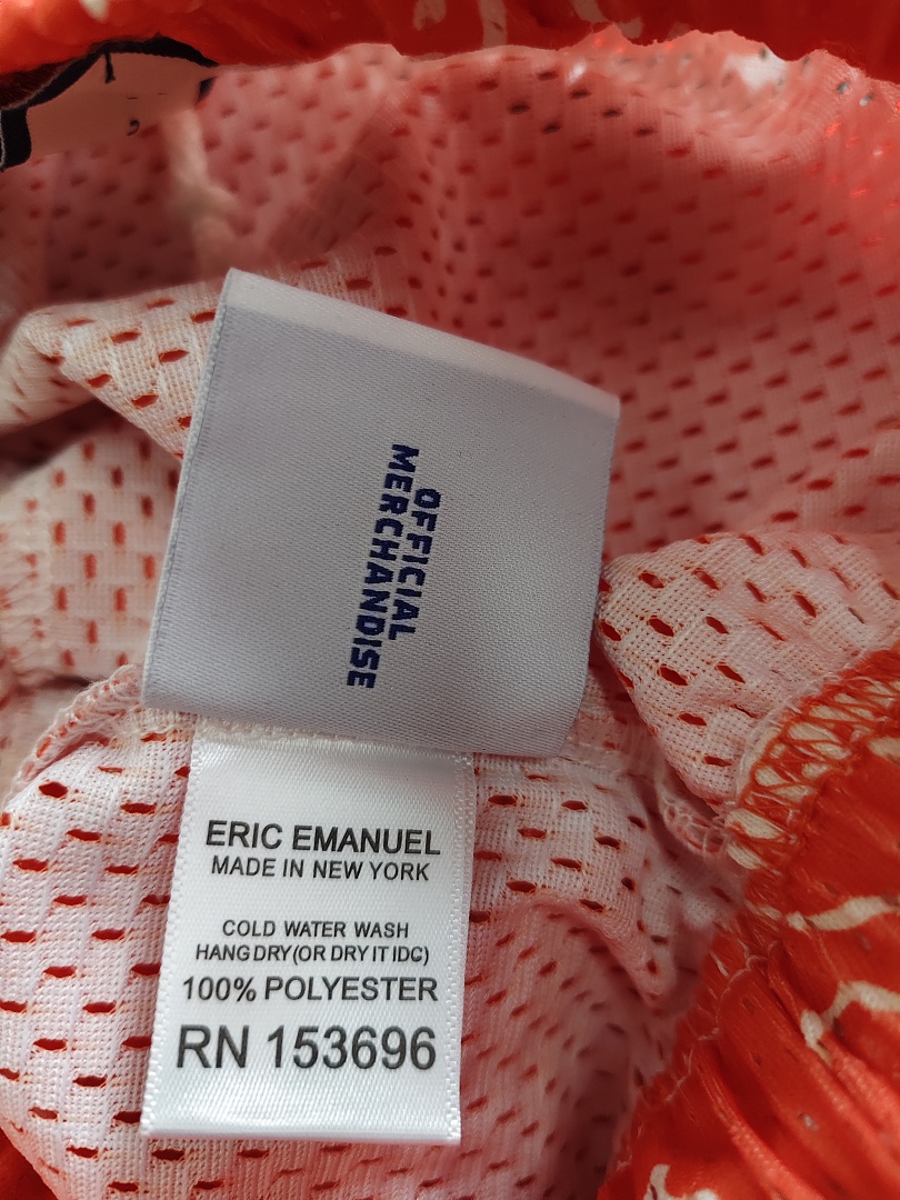 原标版 Eric Emanuel EE  美式復古重磅網眼 籃球 短褲