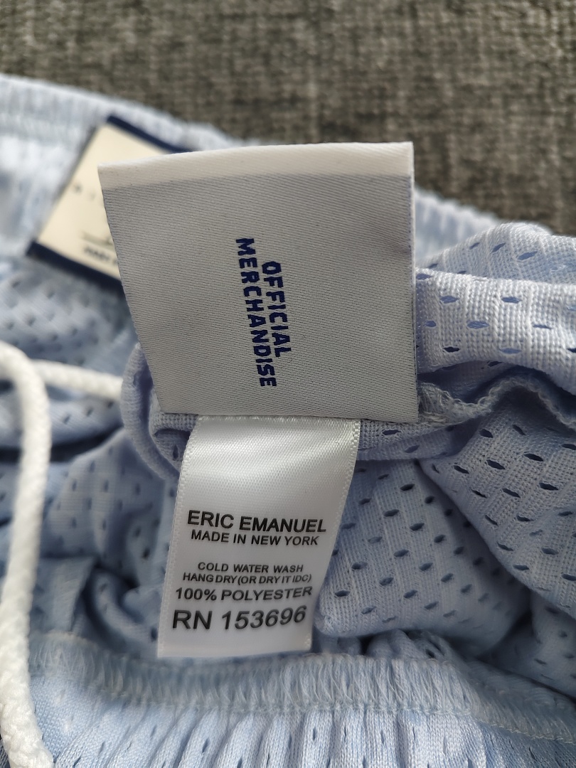 原标版 Eric Emanuel EE 美式復古重磅網眼 籃球 短褲