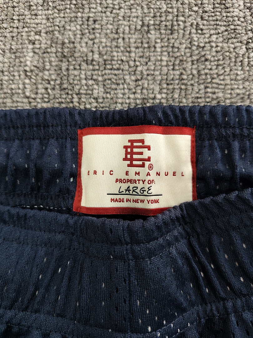 原标版 Eric Emanuel EE 美式復古重磅網眼 籃球 短褲