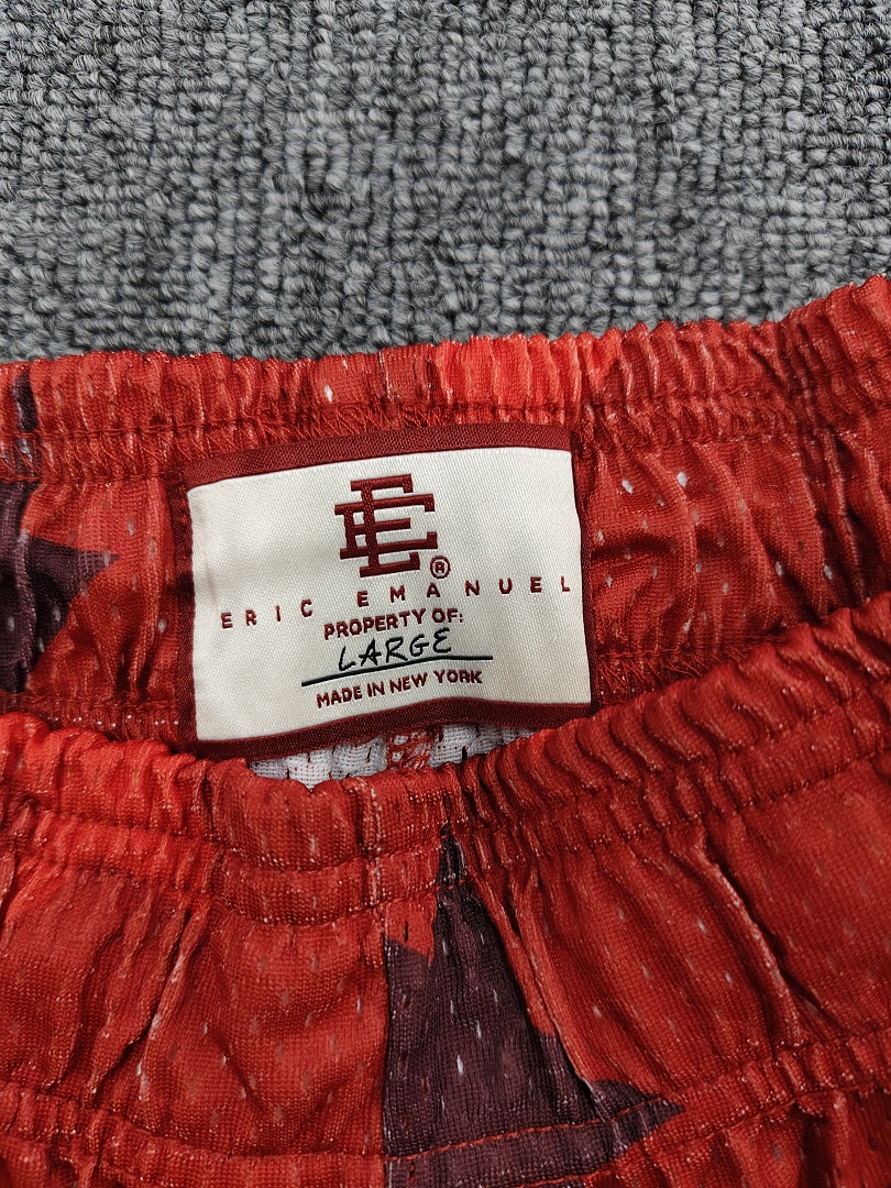 原标版 Eric Emanuel EE 美式復古重磅網眼 籃球 短褲