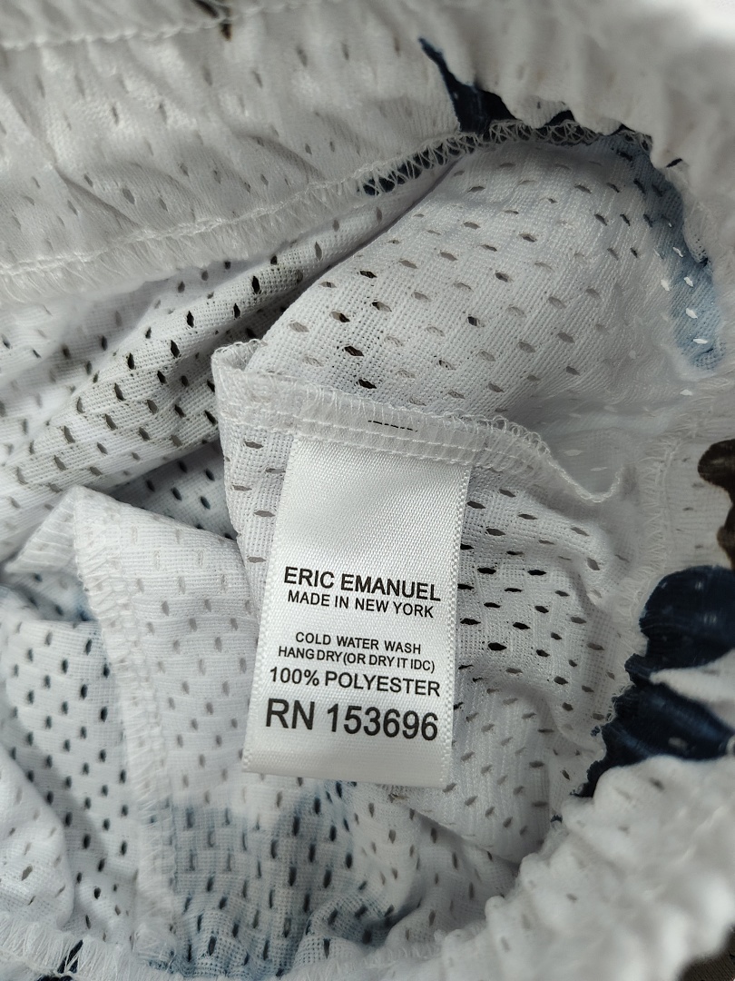 原标版 Eric Emanuel EE 美式復古重磅網眼 籃球 短褲
