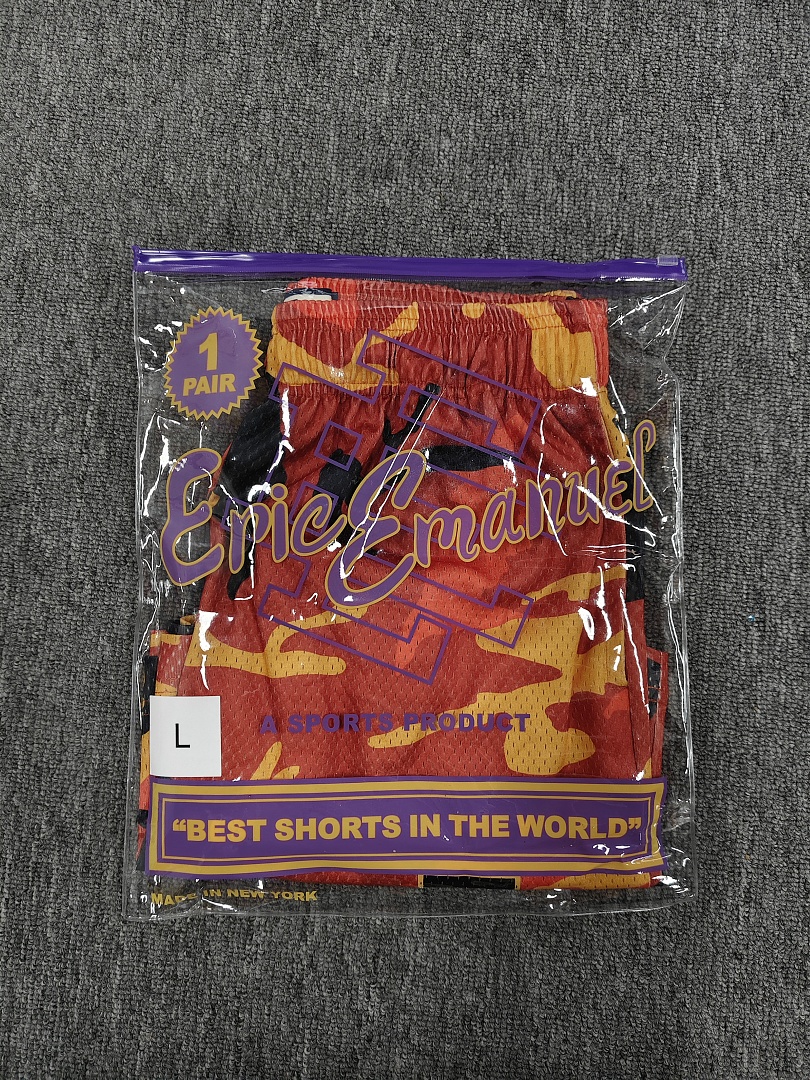 [Copy]原标版 Eric Emanuel EE  美式復古重磅網眼 籃球 短褲