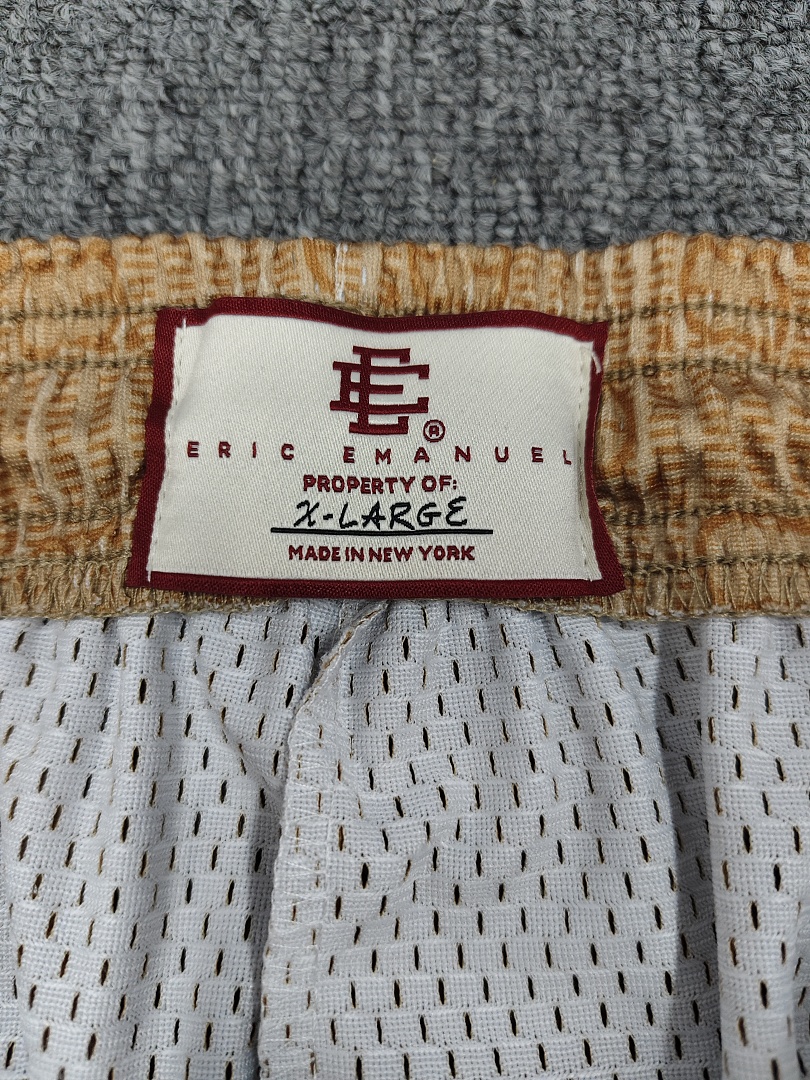 原标版 Eric Emanuel EE 美式復古重磅網眼 籃球 短褲