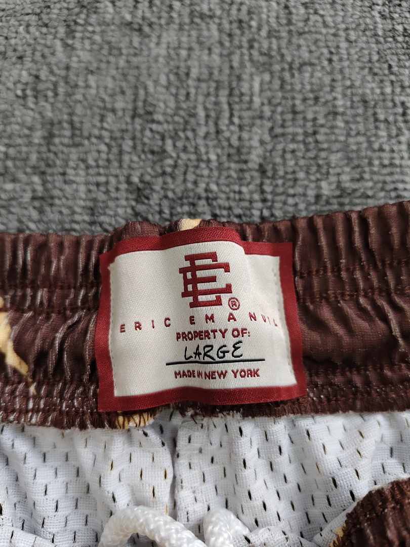 原标版 Eric Emanuel EE 美式復古重磅網眼 籃球 短褲