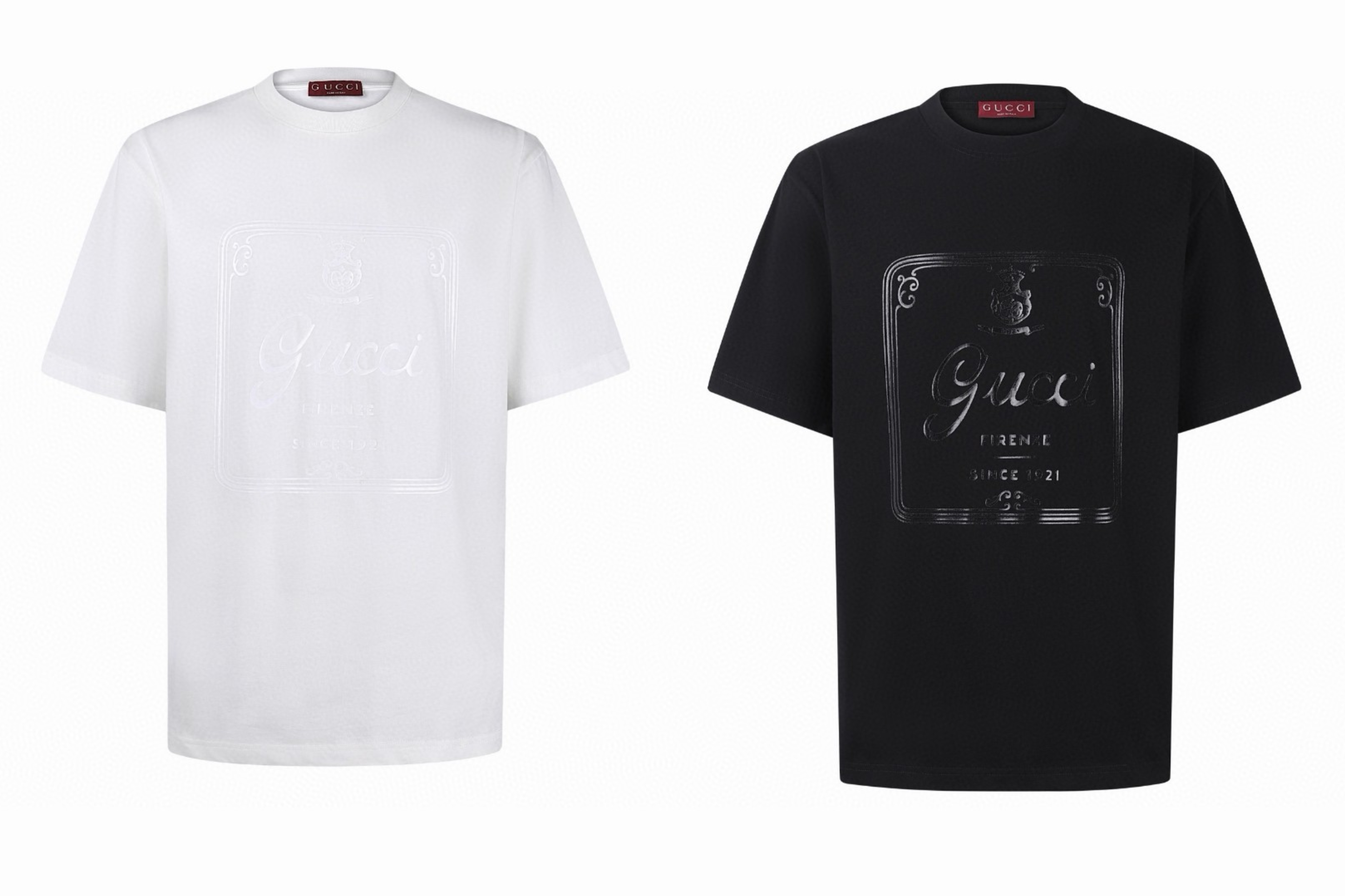 GUCCI 古驰 胶浆印花短袖 圆领 T恤 夏季 白色 A0 837959-XJHM3-9750