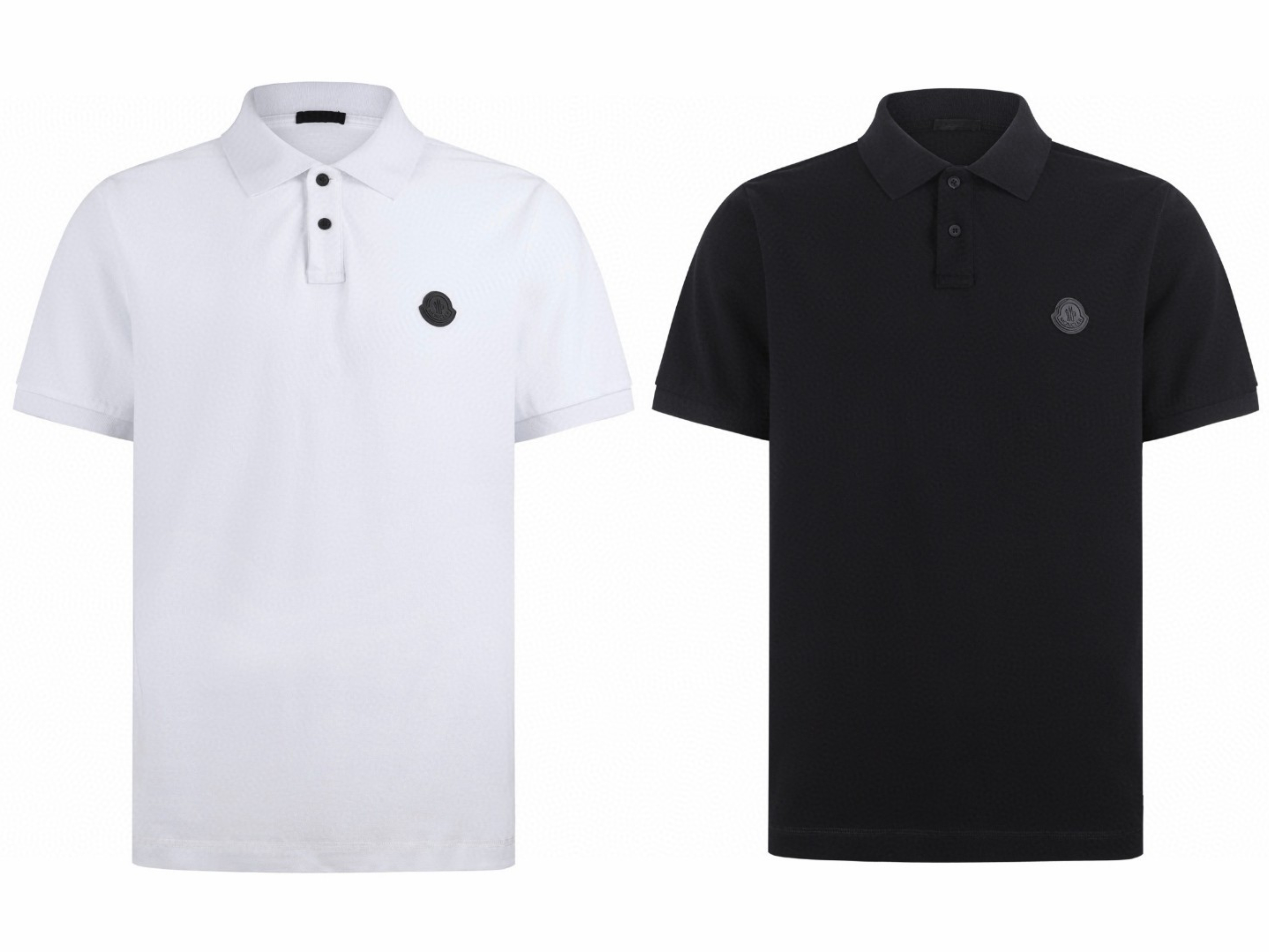 Moncler 蒙口 标识贴片Polo衫 短袖 T恤 夏季 白色 黑色 A0 K20918A0001284556001