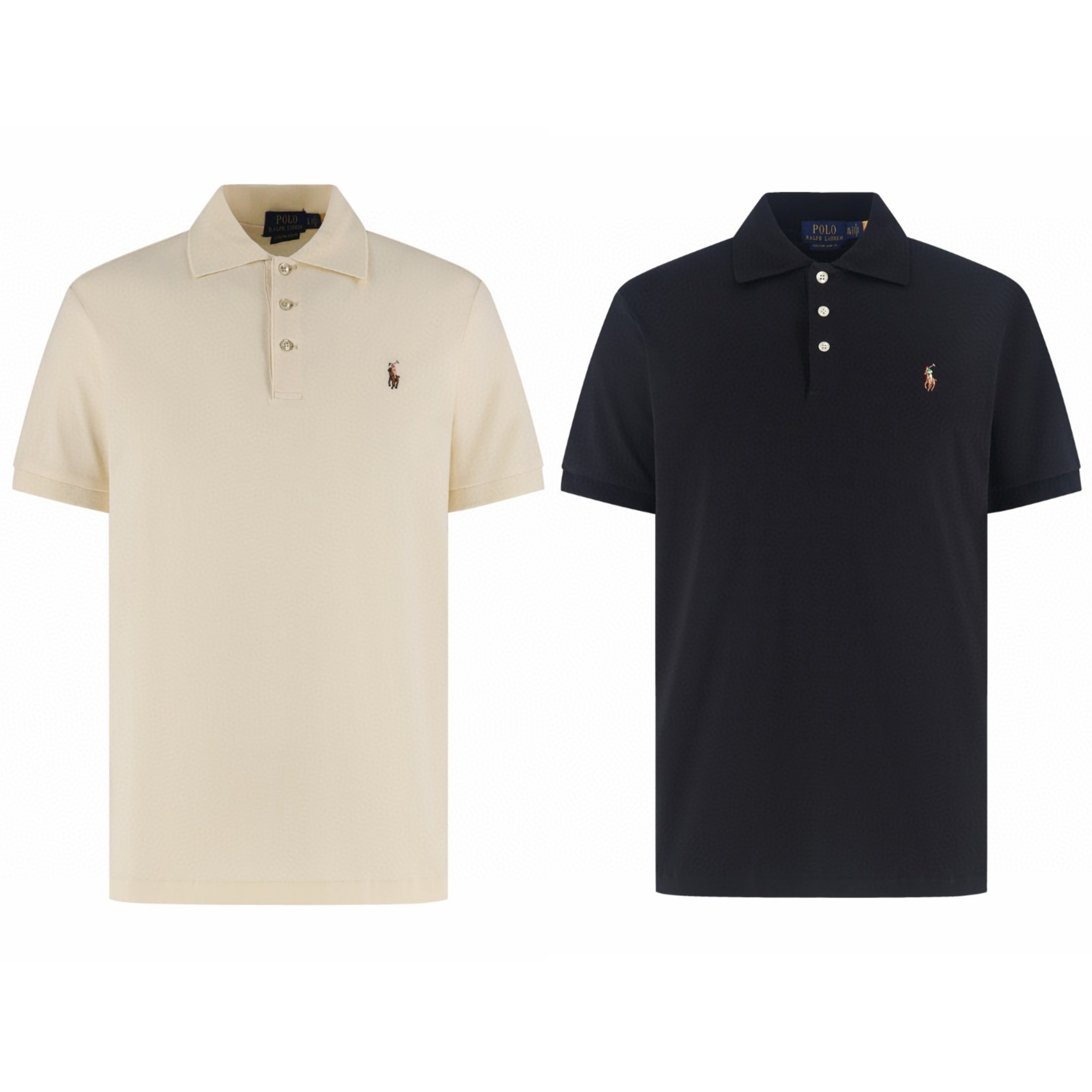 Ralph Lauren 拉夫劳伦 彩色刺绣Polo衫 短袖 杏色 黑色 A2 710870645-003