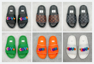  LV拖鞋 Louis Vuitton 路易威登  浮雕 压纹  户外 时尚凉拖 室内外 休闲鞋  六色