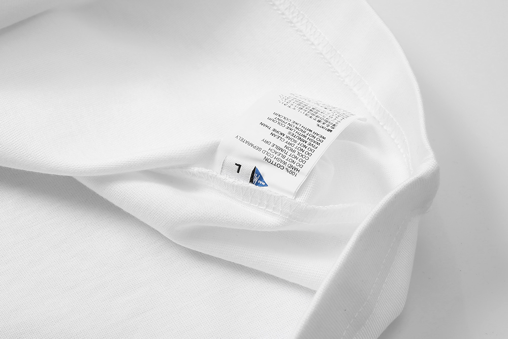 79#MADNESS 胸前字母logo印花T恤 短袖 男女同款 白色