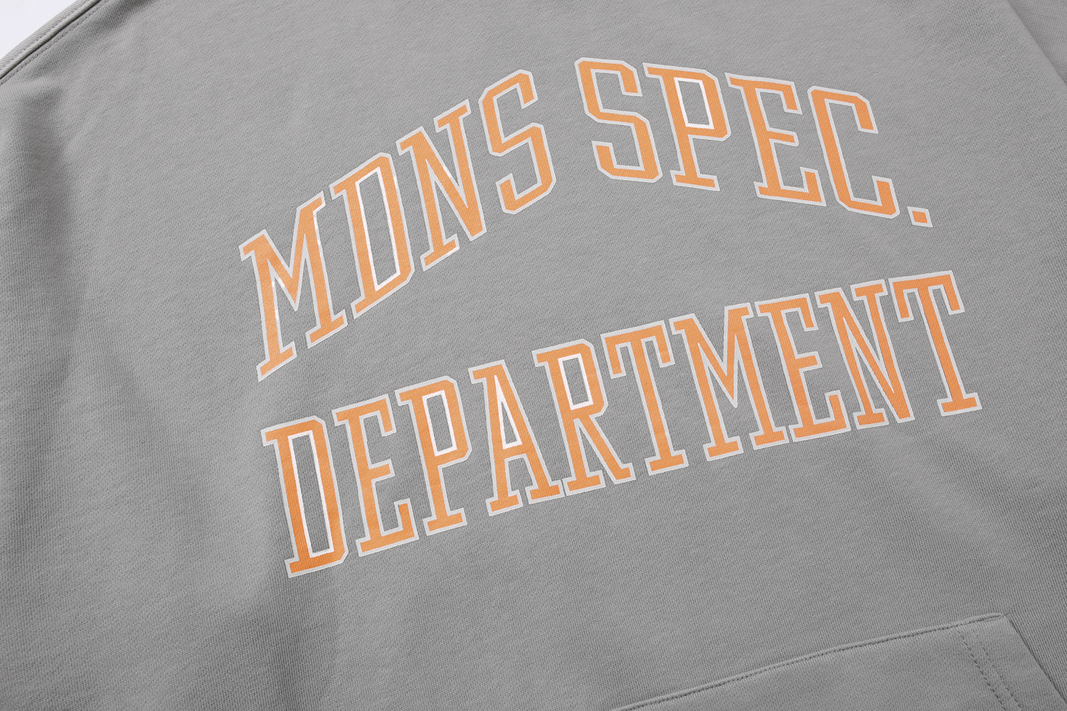 448#MADNESS 字母logo印花圆领卫衣 长袖 秋冬季 休闲 深灰色 浅灰色 