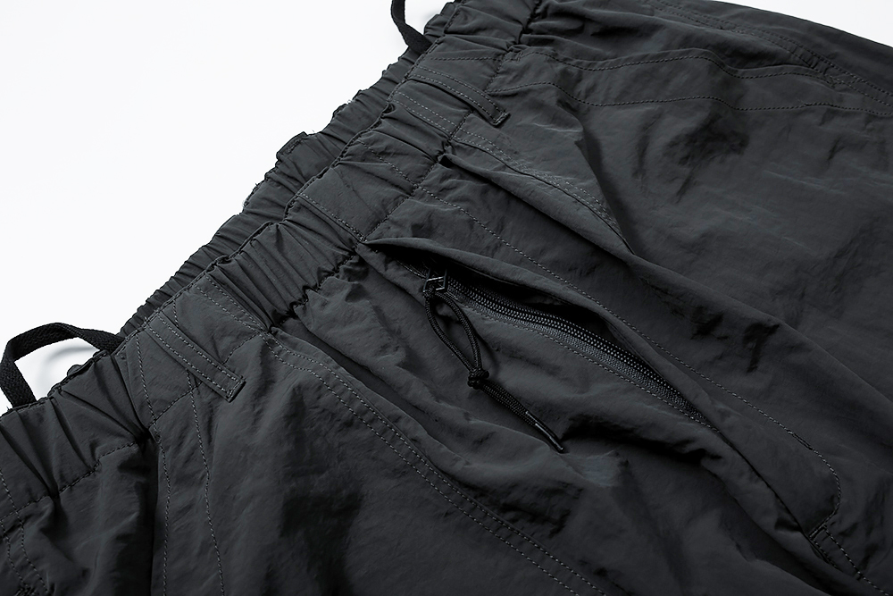 858#MADNESS 纯色口袋防水机能裤 速干裤 伞兵裤 长裤 裤子 绿色 灰色