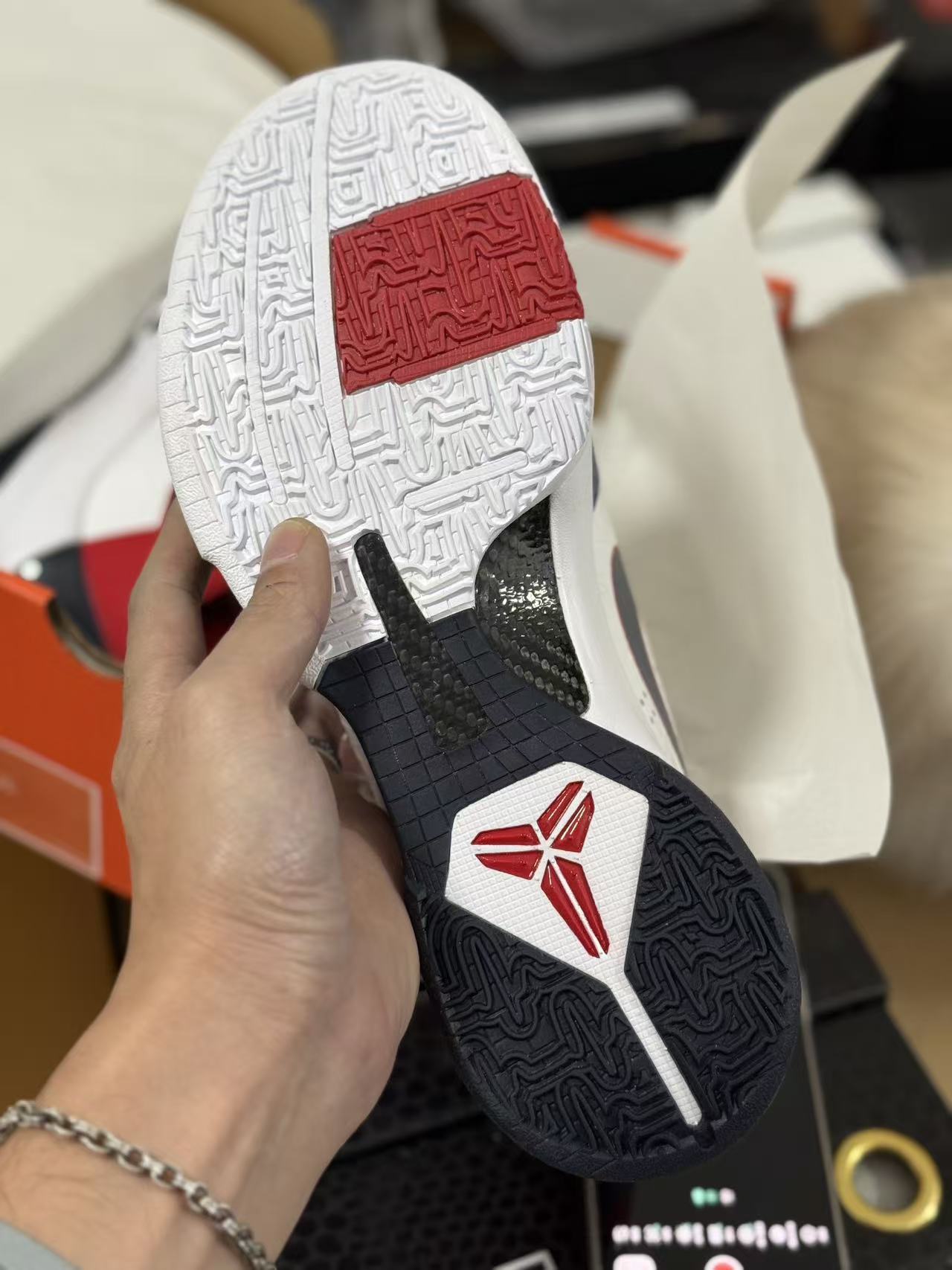 H12/Godkiller Kobe5 USA  科比 5 前掌气垫 后掌EVA 籃球鞋 球鞋 實戰鞋 真碳板 波鞋 美国队