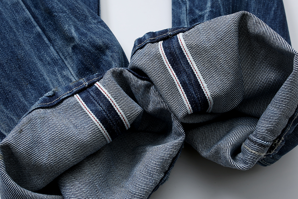 862#MADNESS 做旧宽松牛仔裤 长裤 裤子 蓝色