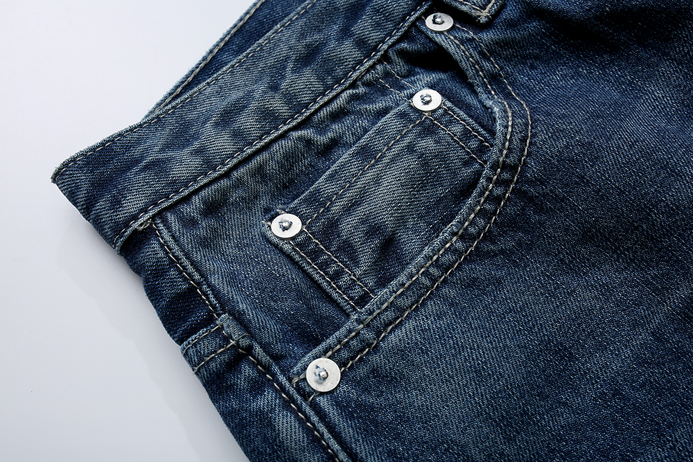 862#MADNESS 做旧宽松牛仔裤 长裤 裤子 蓝色