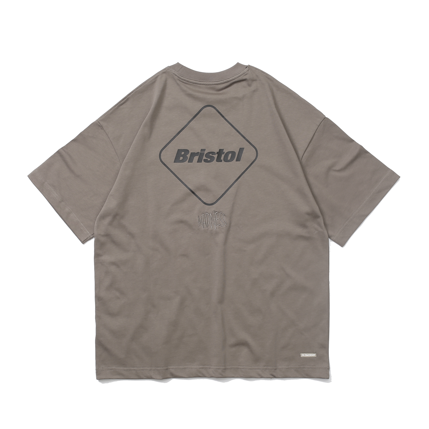 82#MADNESS 刺绣字母logo印花T恤 短袖 男女同款 藏蓝色 灰色