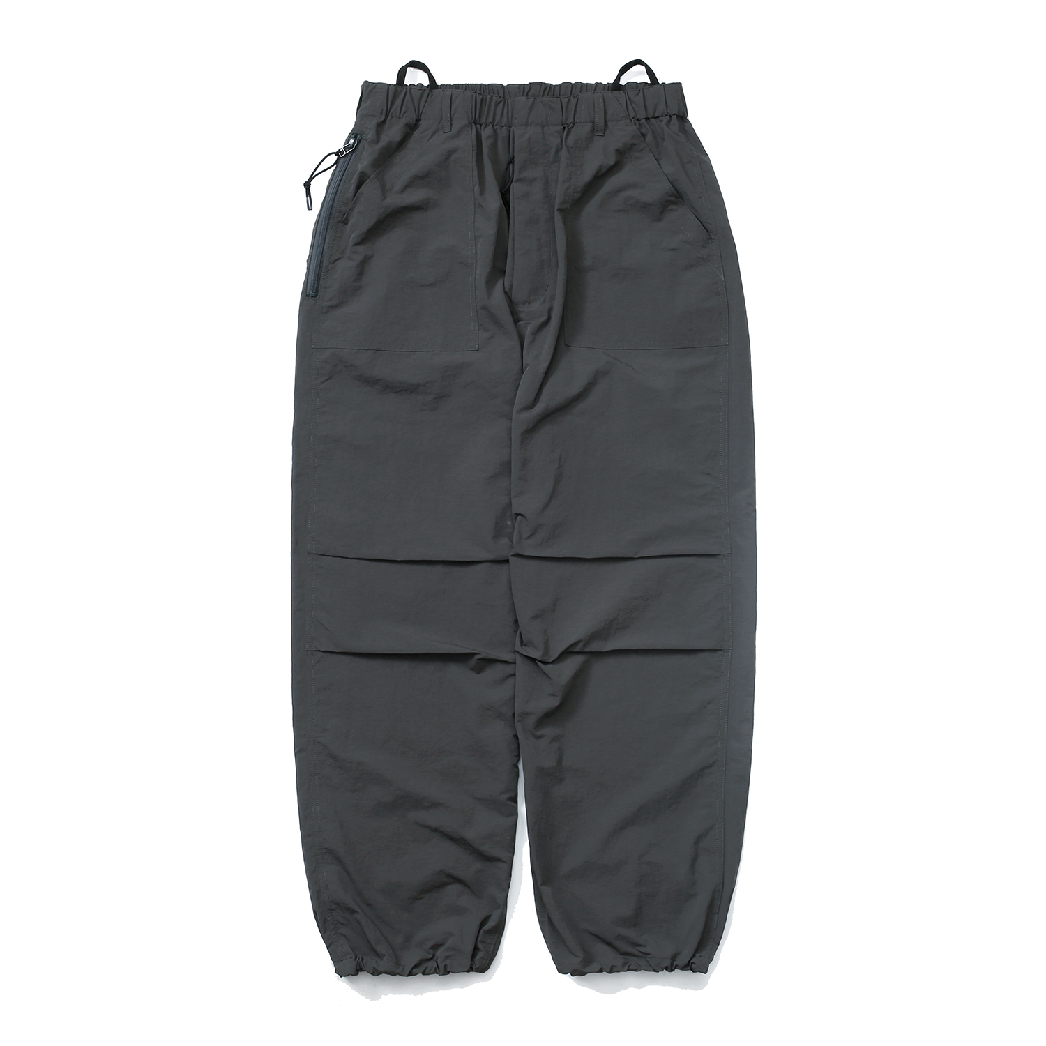 858#MADNESS 纯色口袋防水机能裤 速干裤 伞兵裤 长裤 裤子 绿色 灰色