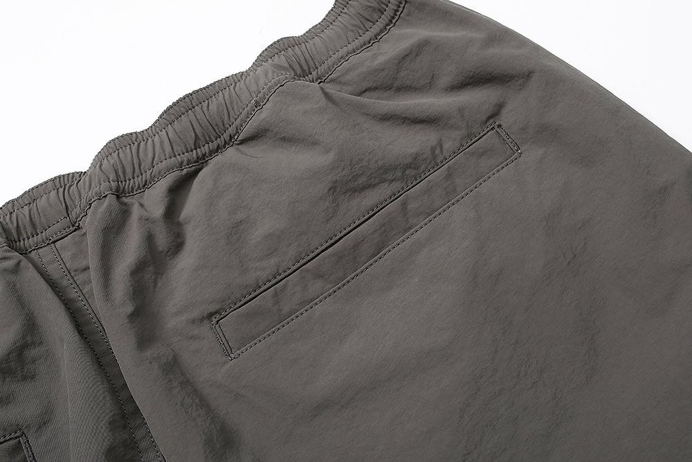 880#MADNESS 纯色刺绣字母logo速干短裤 五分裤 休闲裤 裤子 灰色