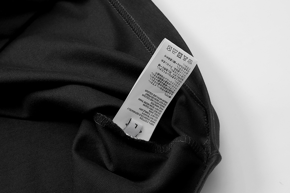 80#MADNESS 胸前字母logo印花T恤 短袖 男女同款 黑色